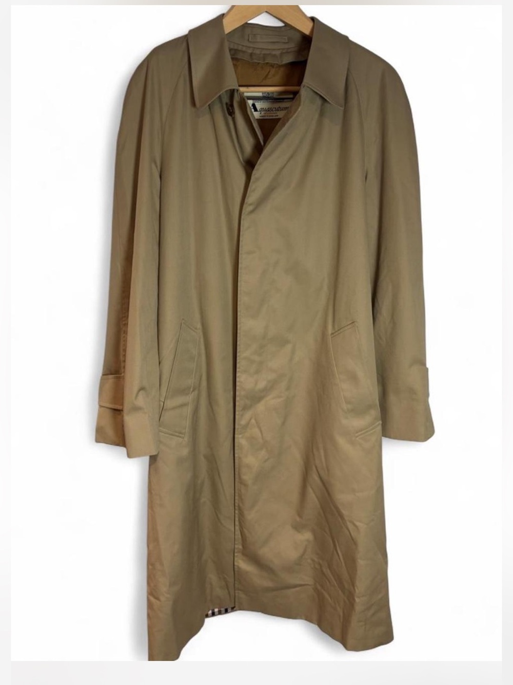 Vintage Aquascutum of London 100% Wool Trench Coat US 8-10 or UK 10-12 Women’s